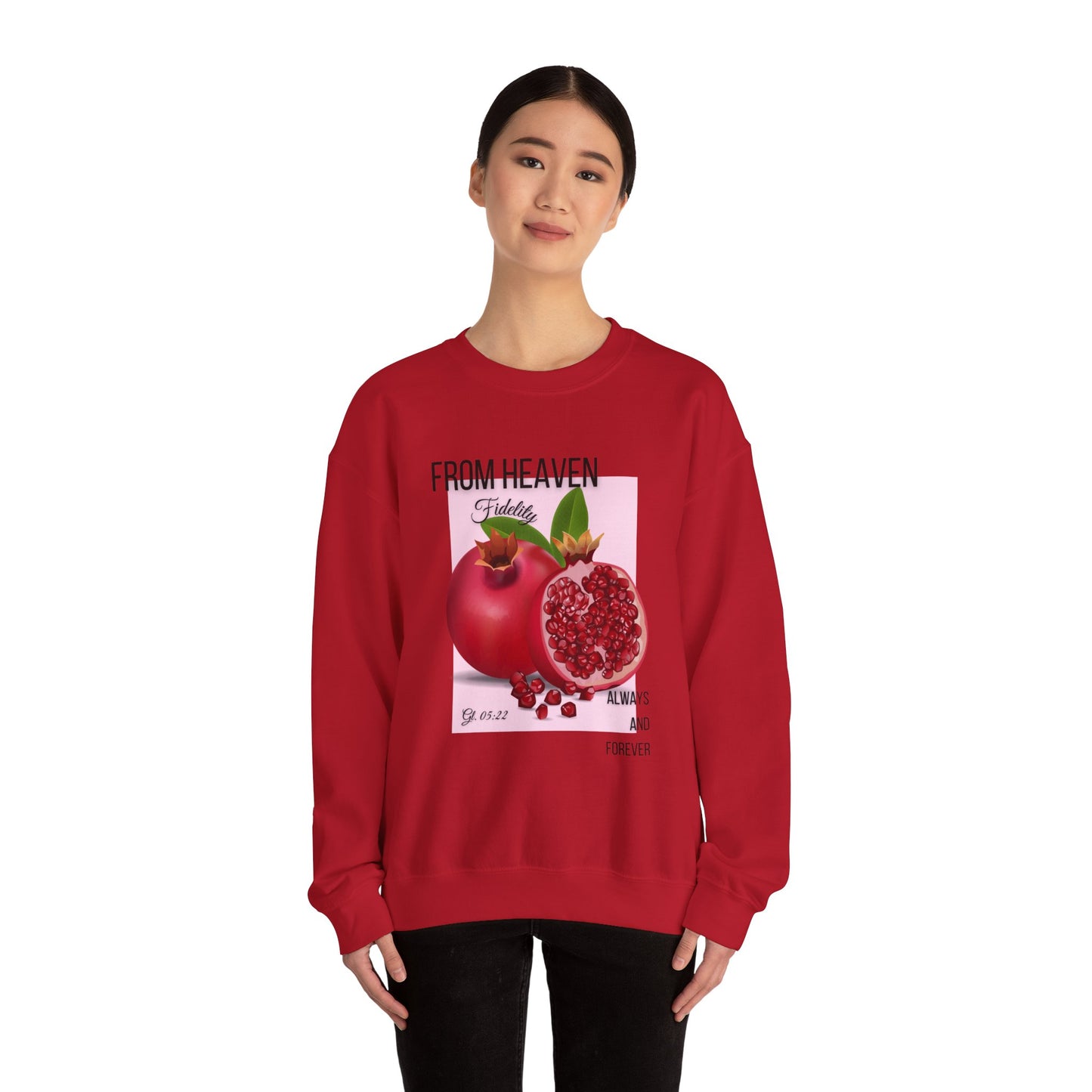 🍎 Sweatshirt Pomegranate – Sweet Fruit Collection 🍎