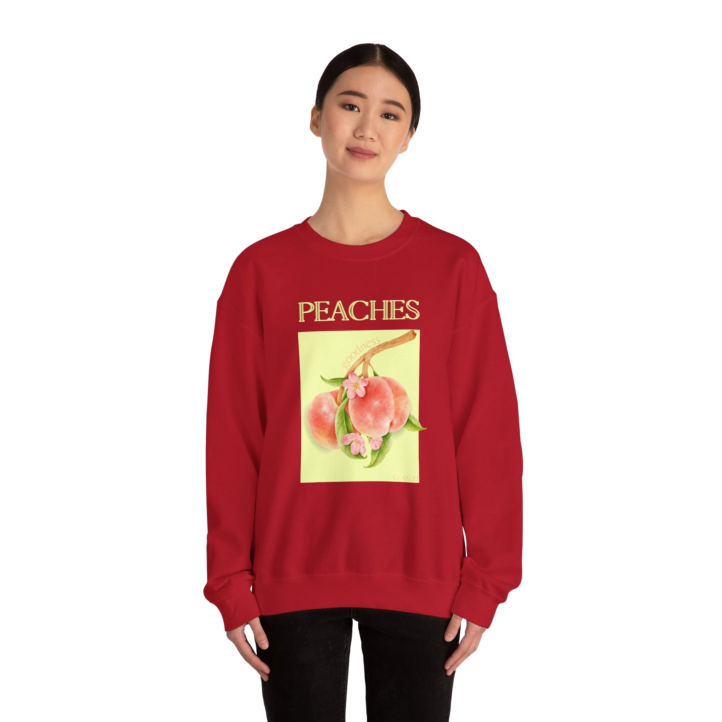 π Sweatshirt Peaches β Sweet Fruit Collection π