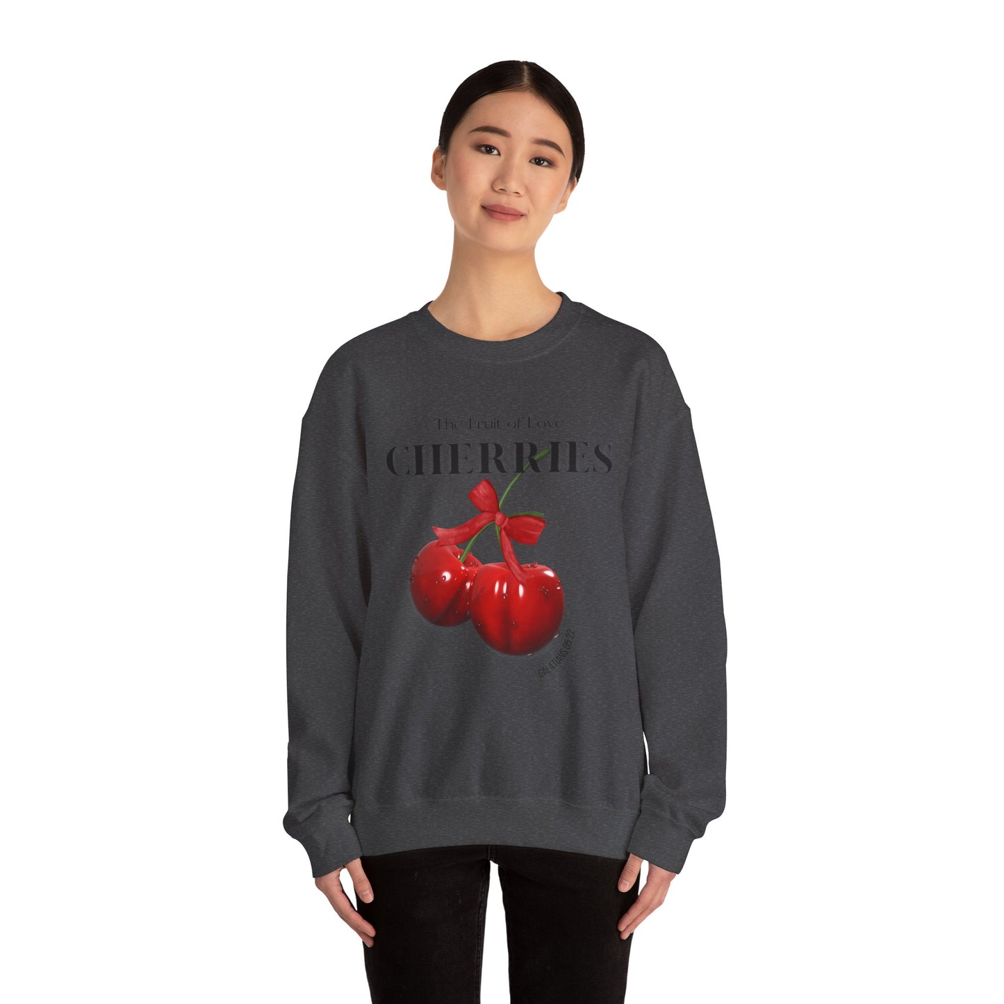 Cherries Sweatshirt – Sweet Fruit Collection 🍒