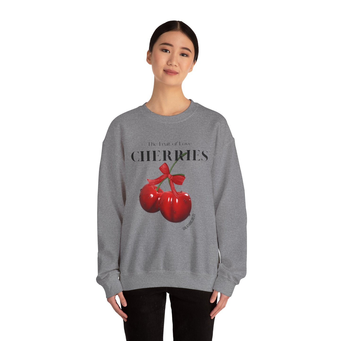 Cherries Sweatshirt – Sweet Fruit Collection 🍒