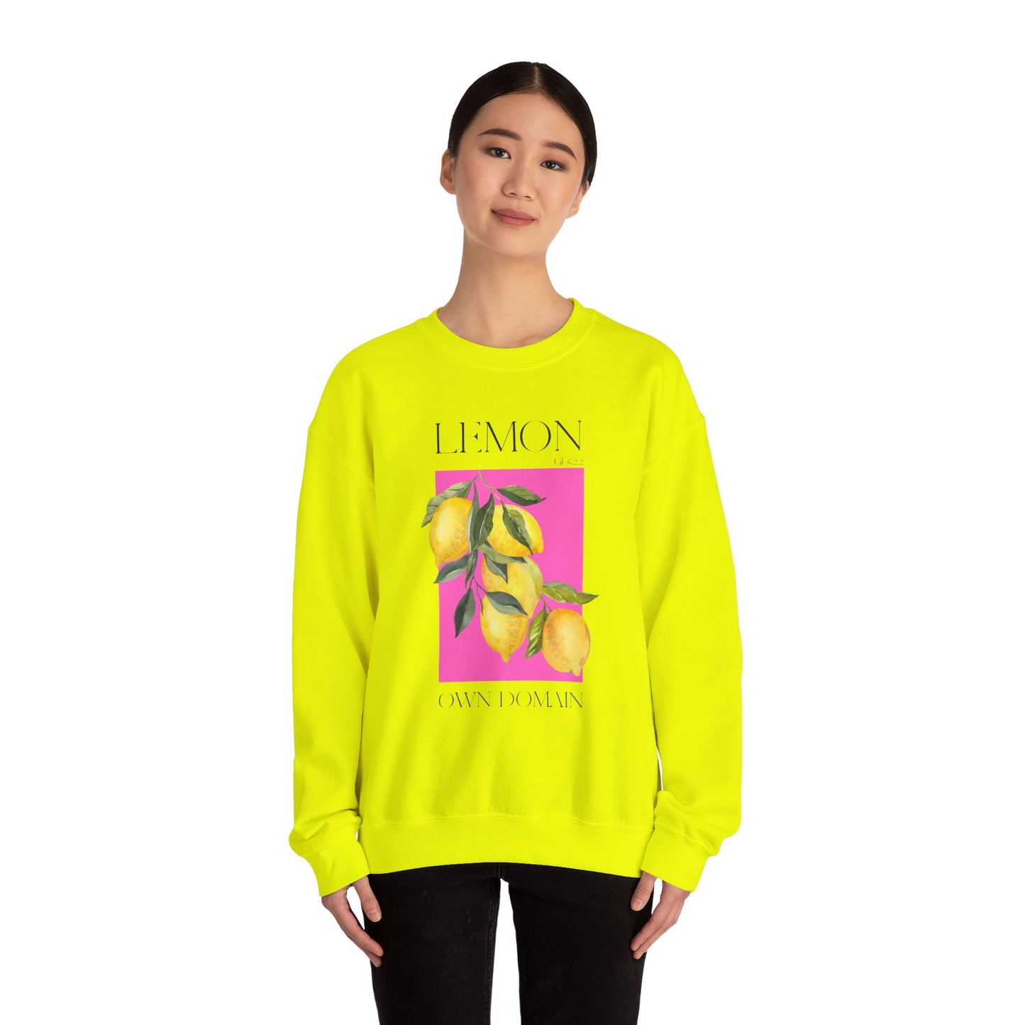 Sweatshirt Lemon – Sweet Fruit Collection 🍋
