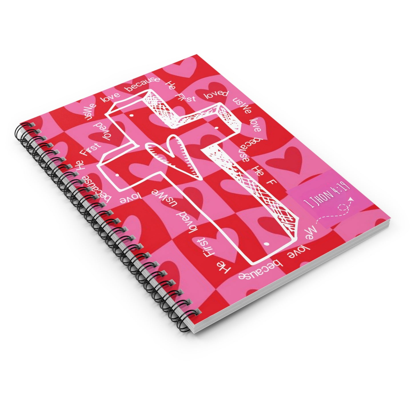 📝 Spiral Notebook "Love That Transforms" – ALL THINGS BEAUTIFUL 💖✝️