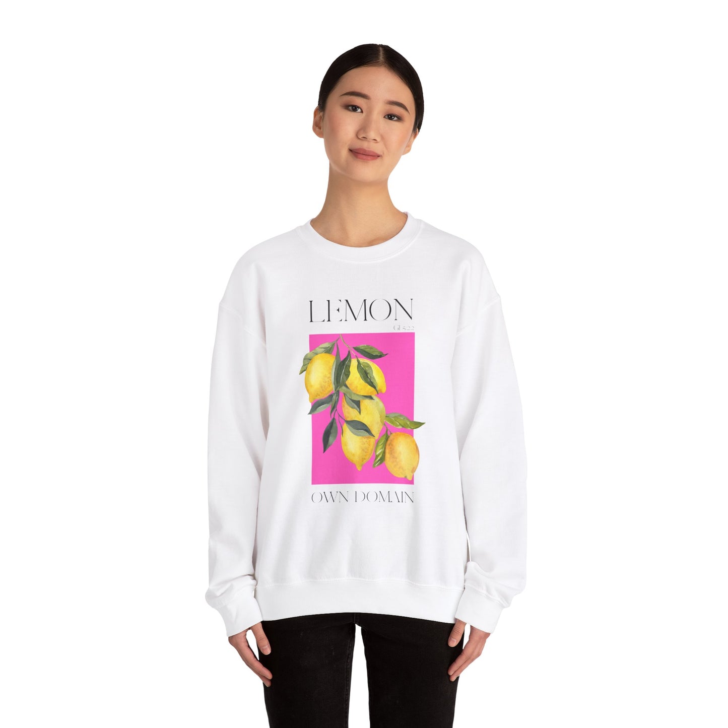 Sweatshirt Lemon – Sweet Fruit Collection 🍋