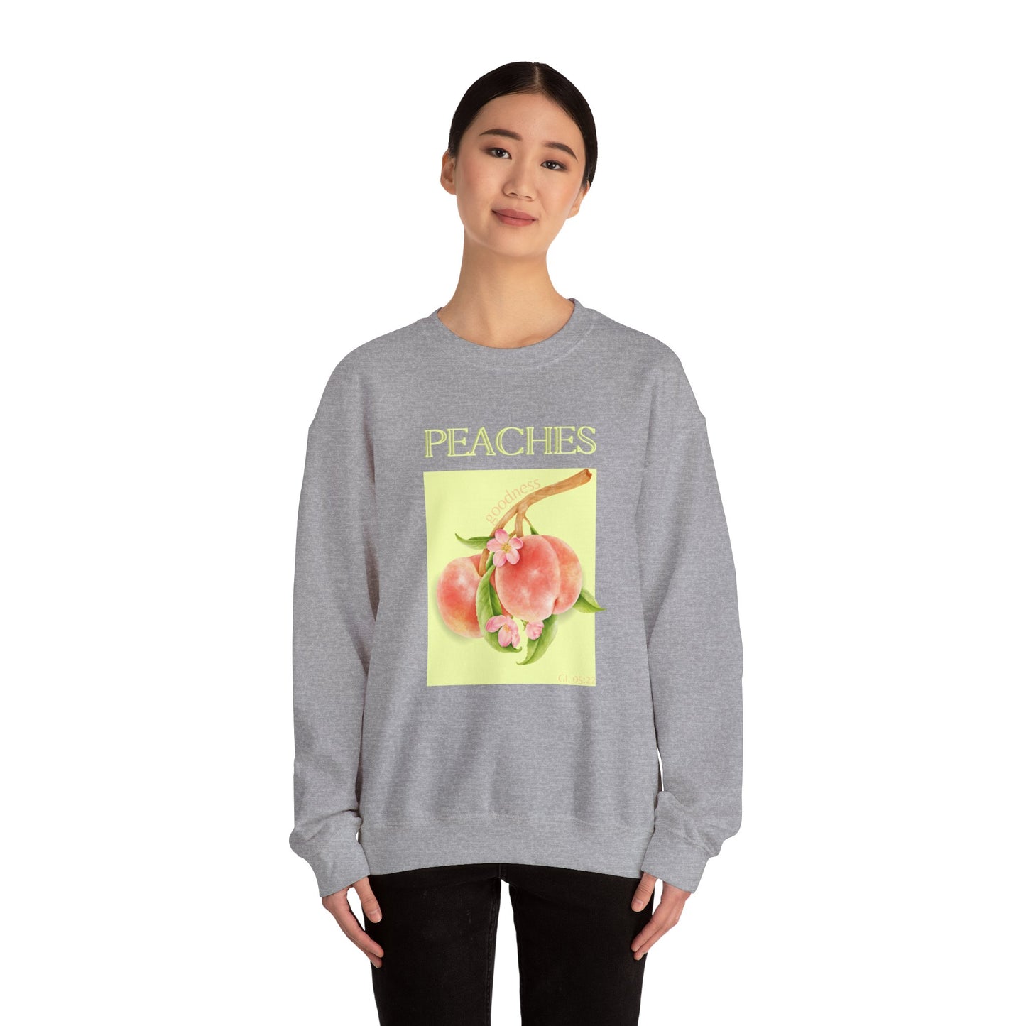 🍑 Sweatshirt Peaches – Sweet Fruit Collection 🍑