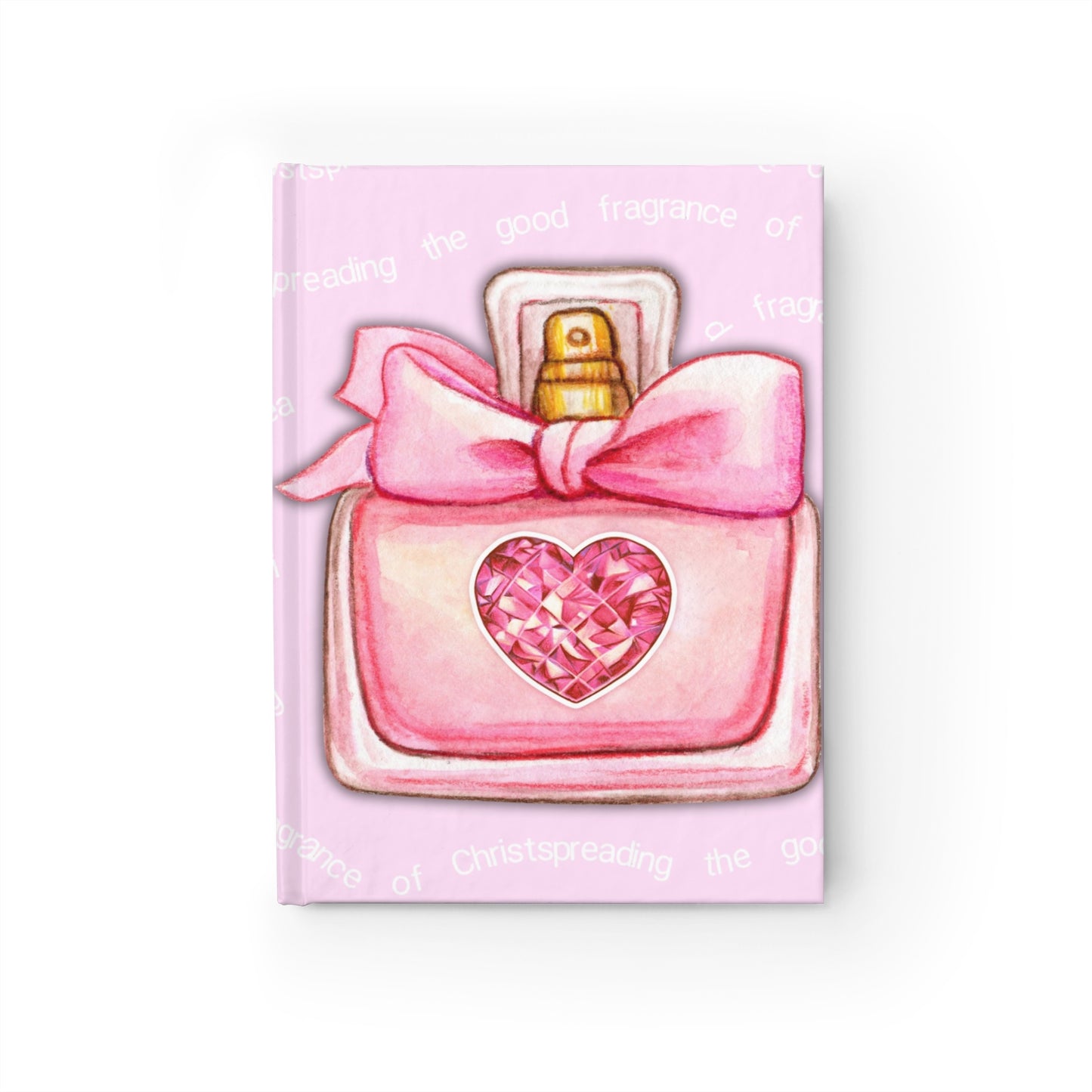 Pink Perfume Journal - 'Good Fragrance' Design for Notetaking & Reflection