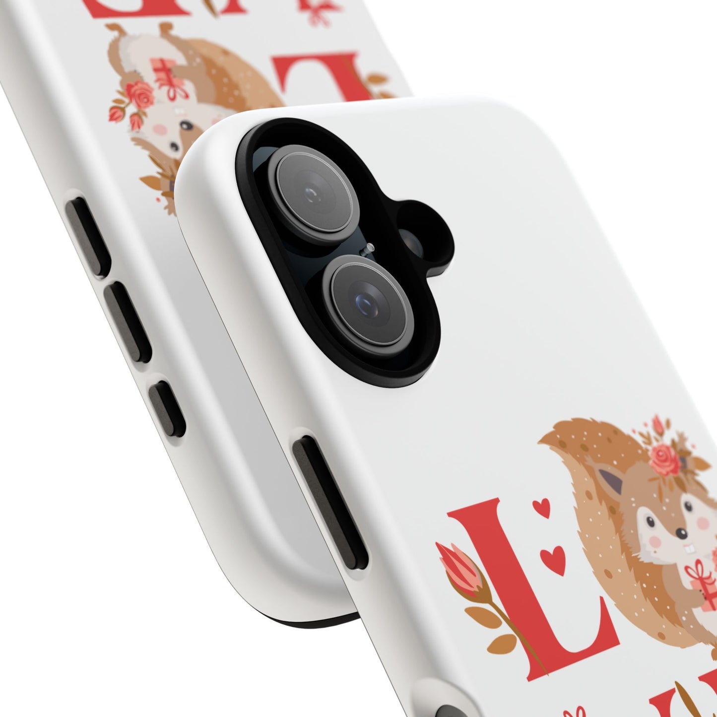 📱 LOVE IS Protective Phone Case – Valentine's Collection ❤️✝️