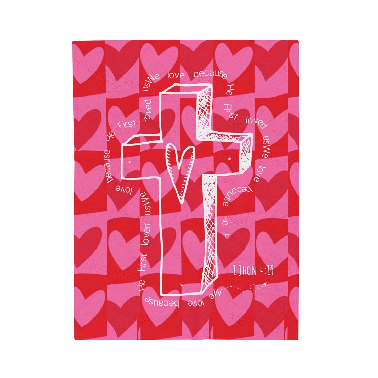 Velveteen Blanket - Valentine's Day Collection ❤️✝️