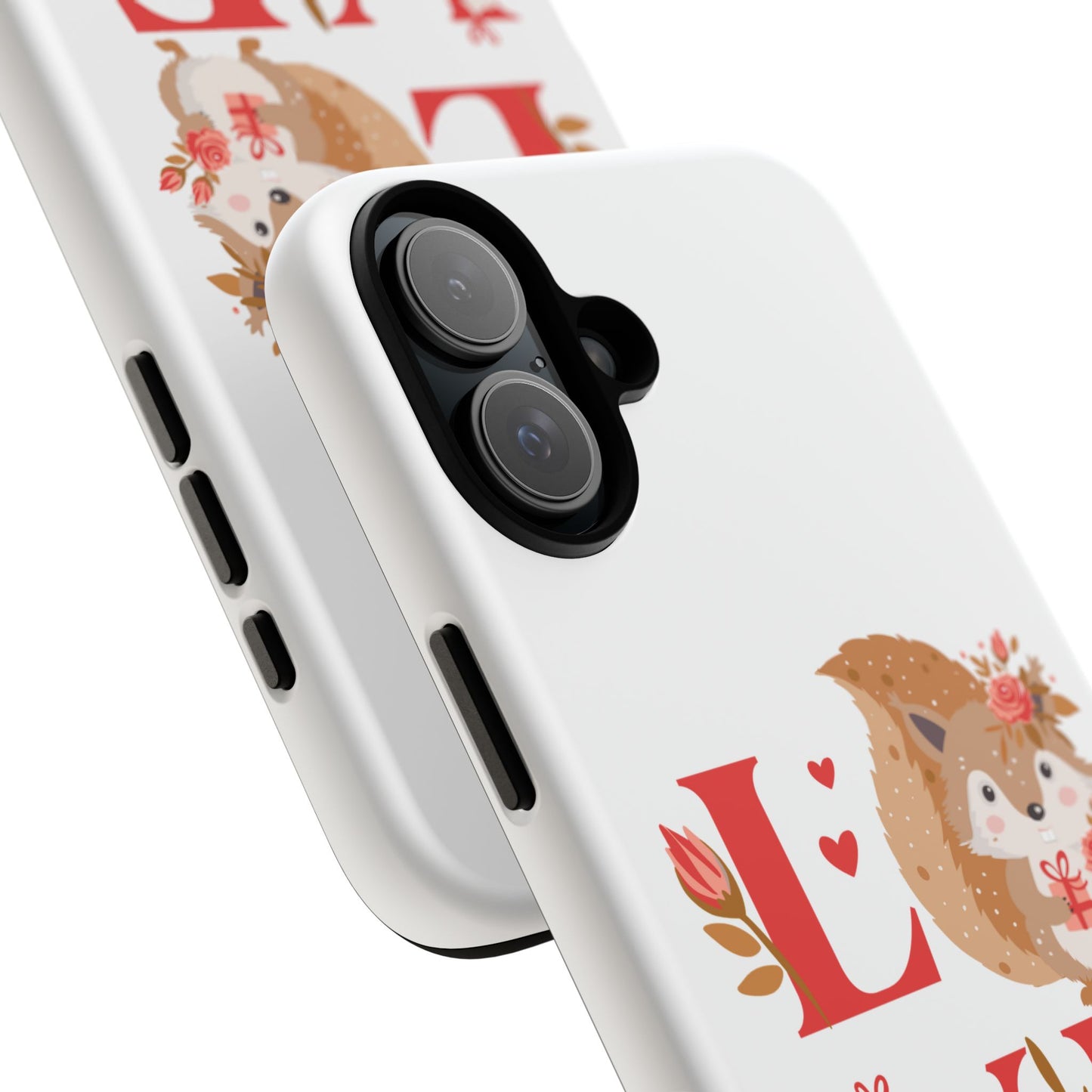 📱 LOVE IS Protective Phone Case – Valentine's Collection ❤️✝️