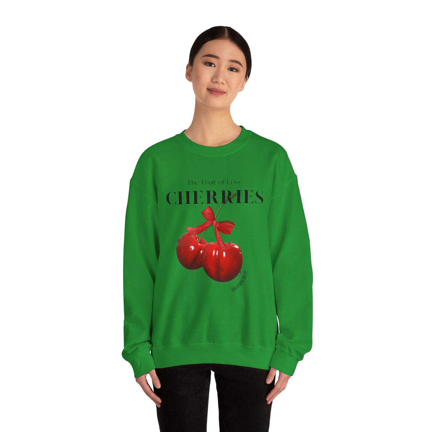 Cherries Sweatshirt – Sweet Fruit Collection 🍒