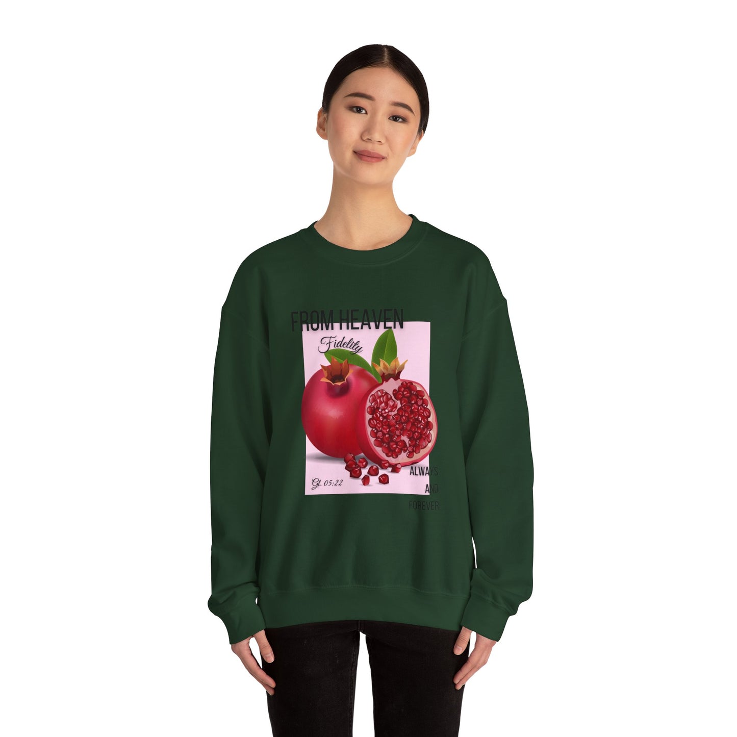 🍎 Sweatshirt Pomegranate – Sweet Fruit Collection 🍎