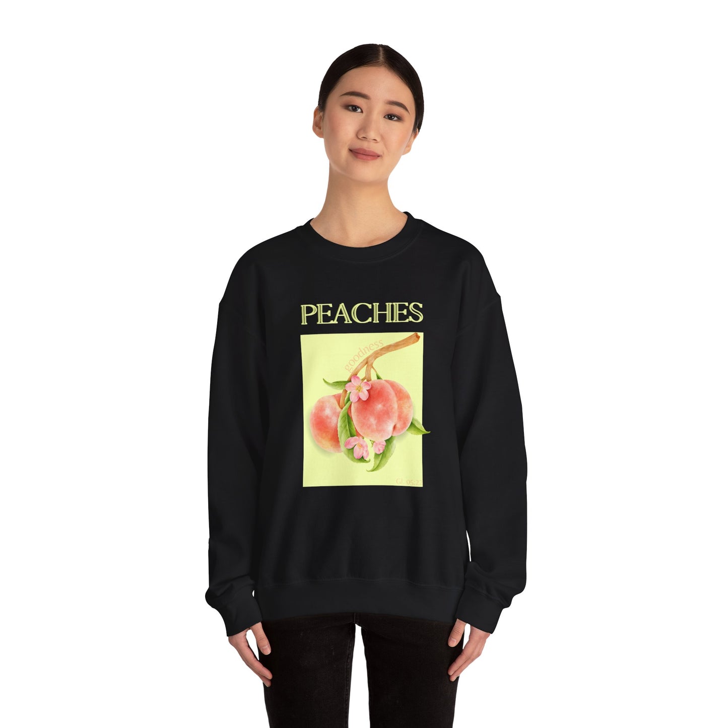 🍑 Sweatshirt Peaches – Sweet Fruit Collection 🍑