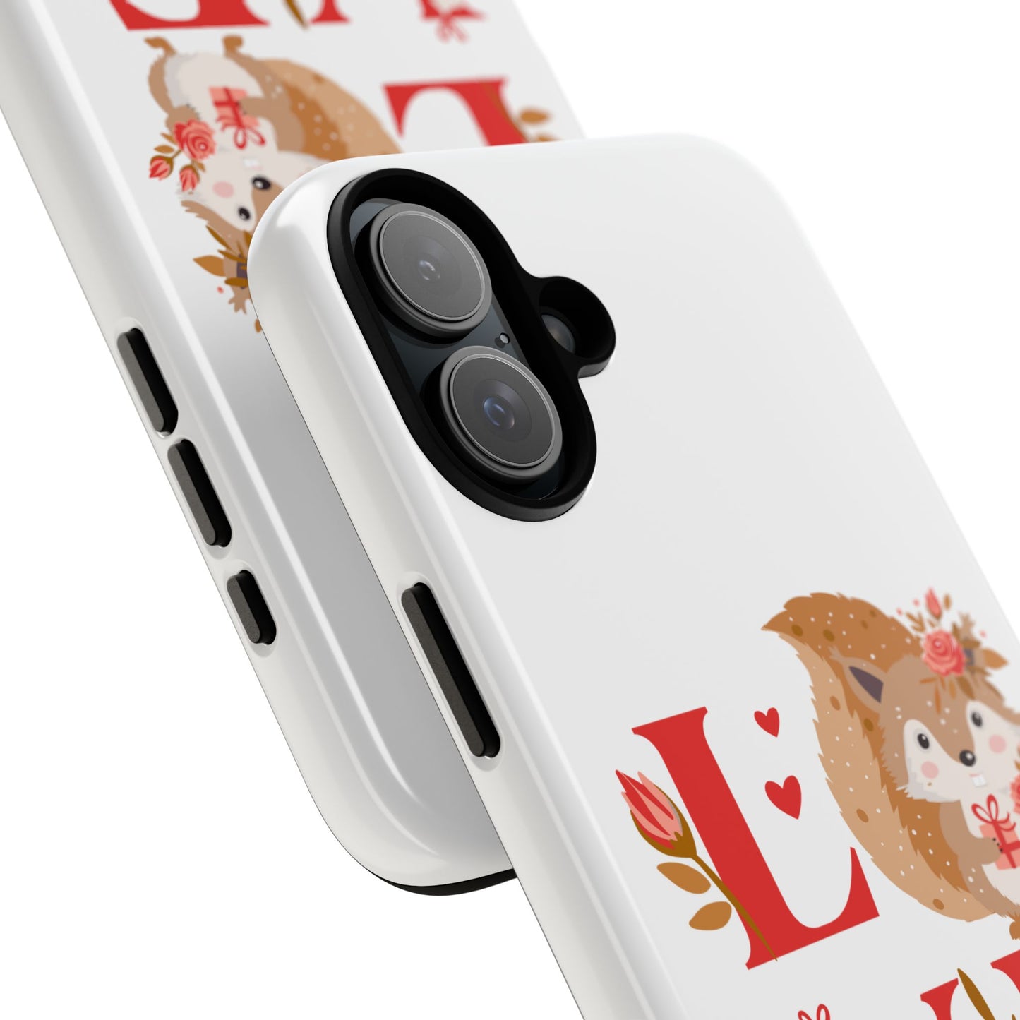 📱 LOVE IS Protective Phone Case – Valentine's Collection ❤️✝️