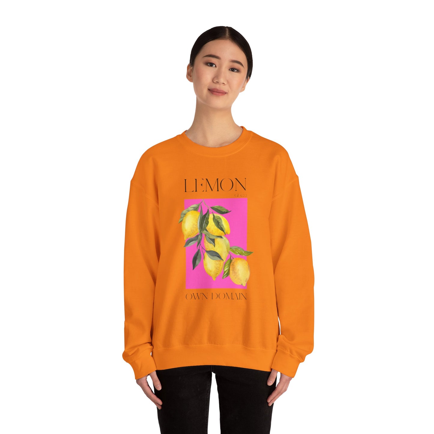 Sweatshirt Lemon – Sweet Fruit Collection 🍋