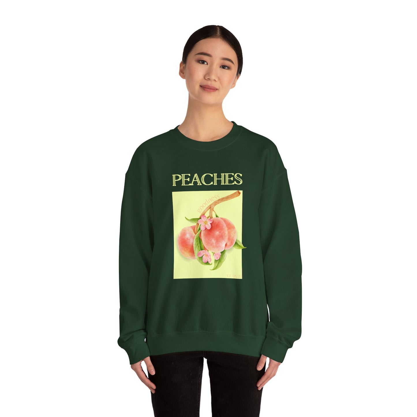 🍑 Sweatshirt Peaches – Sweet Fruit Collection 🍑