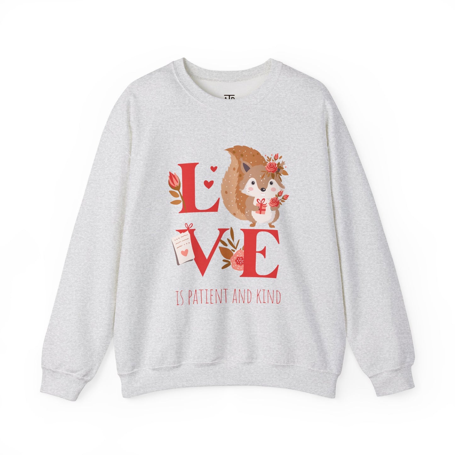 💖 LOVE IS Crewneck Sweatshirt – Valentine's Collection ✝️