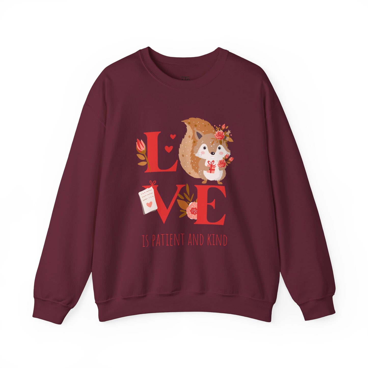 💖 LOVE IS Crewneck Sweatshirt – Valentine's Collection ✝️