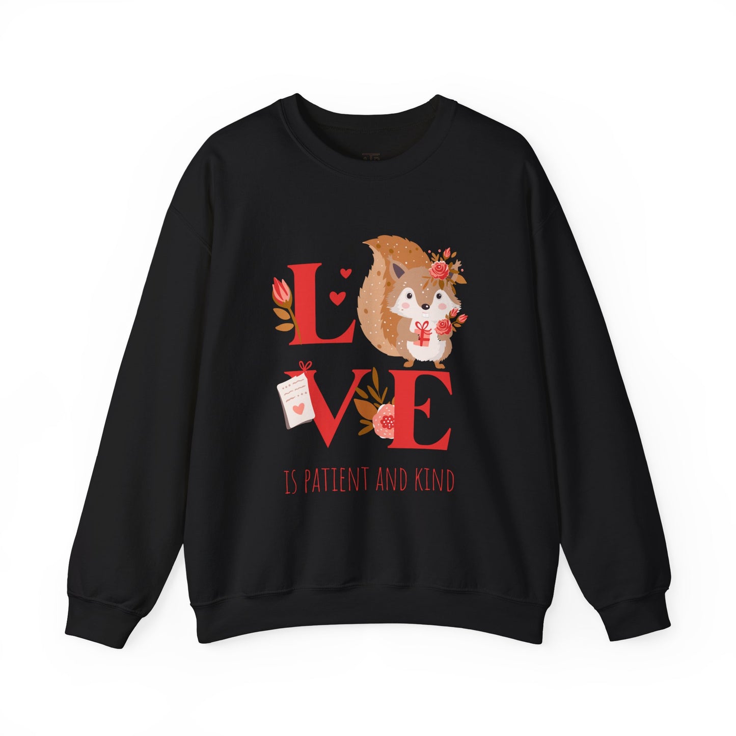 💖 LOVE IS Crewneck Sweatshirt – Valentine's Collection ✝️