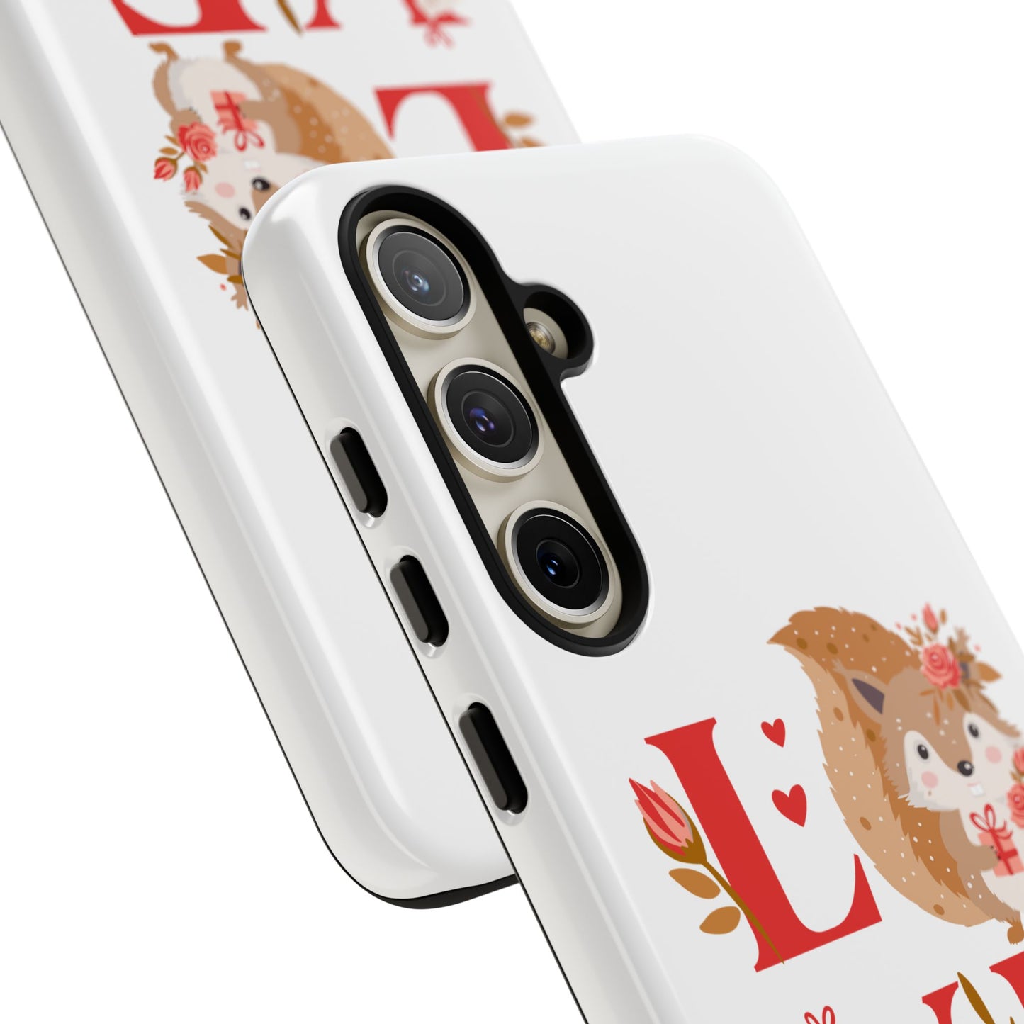 📱 LOVE IS Protective Phone Case – Valentine's Collection ❤️✝️