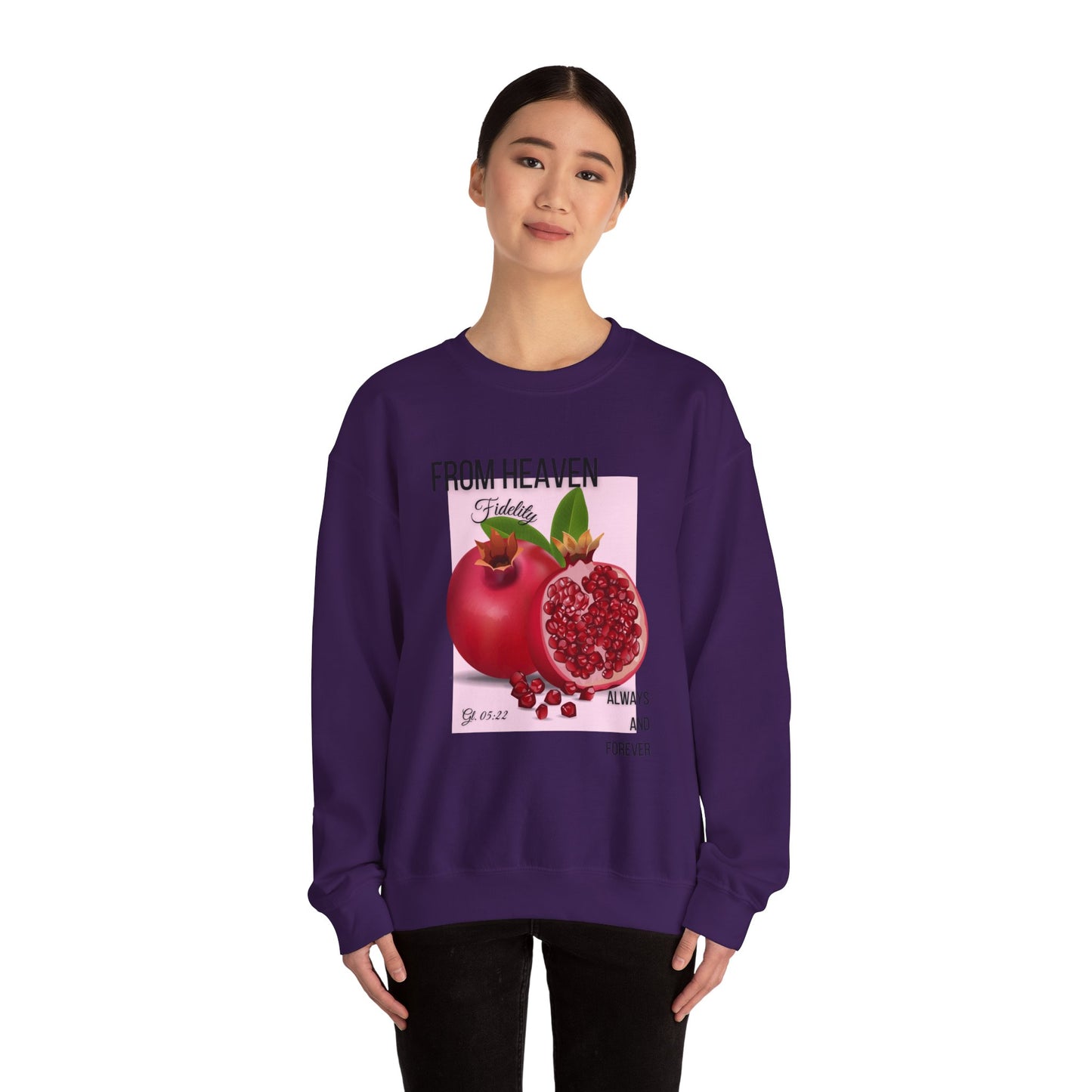 🍎 Sweatshirt Pomegranate – Sweet Fruit Collection 🍎