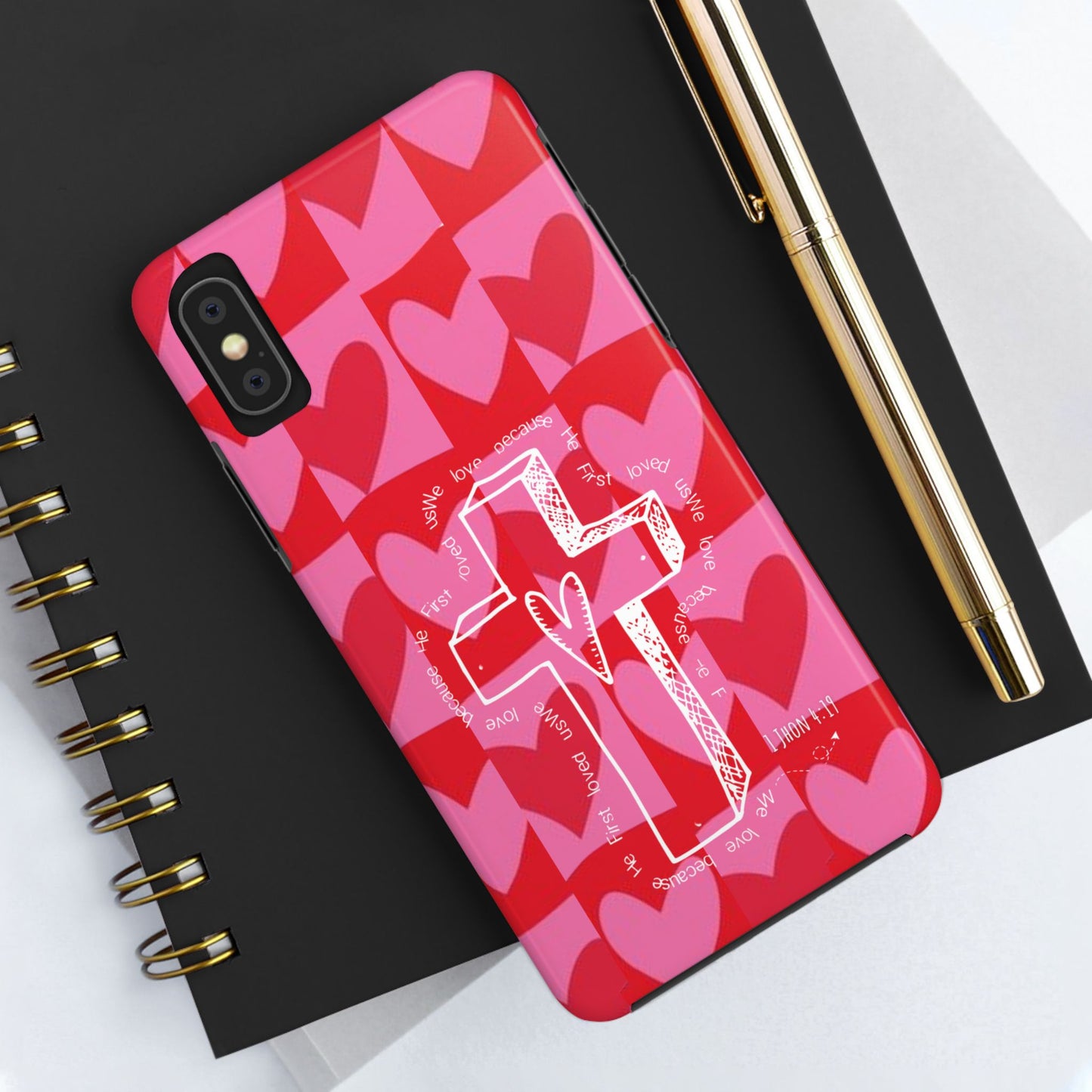 Phone Case - Faith-Filled Valentine's Day Collection Inspired by 1 John 4:19