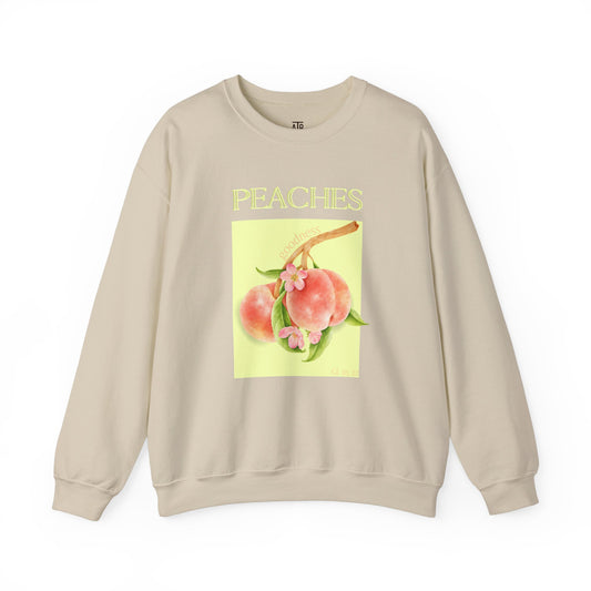 🍑 Sweatshirt Peaches – Sweet Fruit Collection 🍑