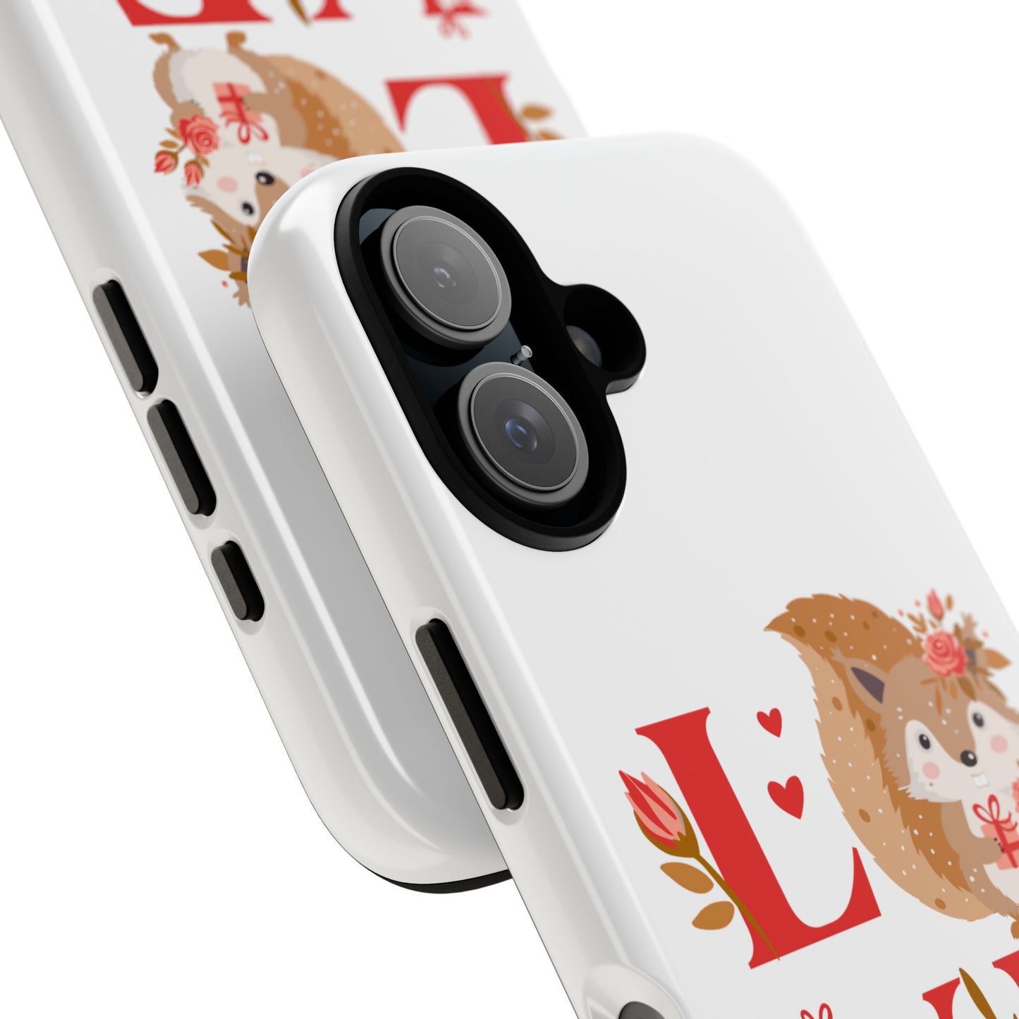 📱 LOVE IS Protective Phone Case – Valentine's Collection ❤️✝️