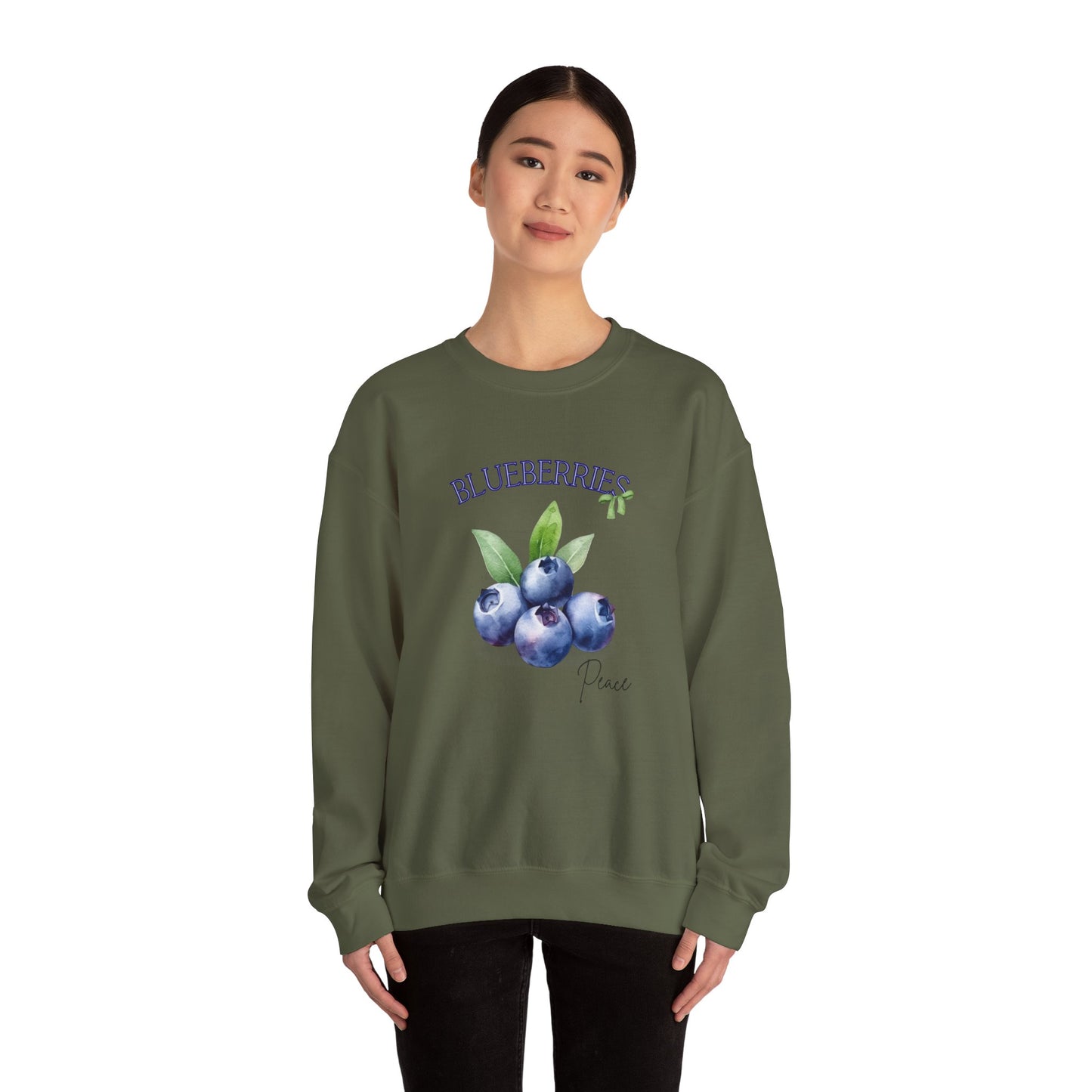 🍇 Blueberries Sweatshirt - Sweet Fruit Collection 🍇