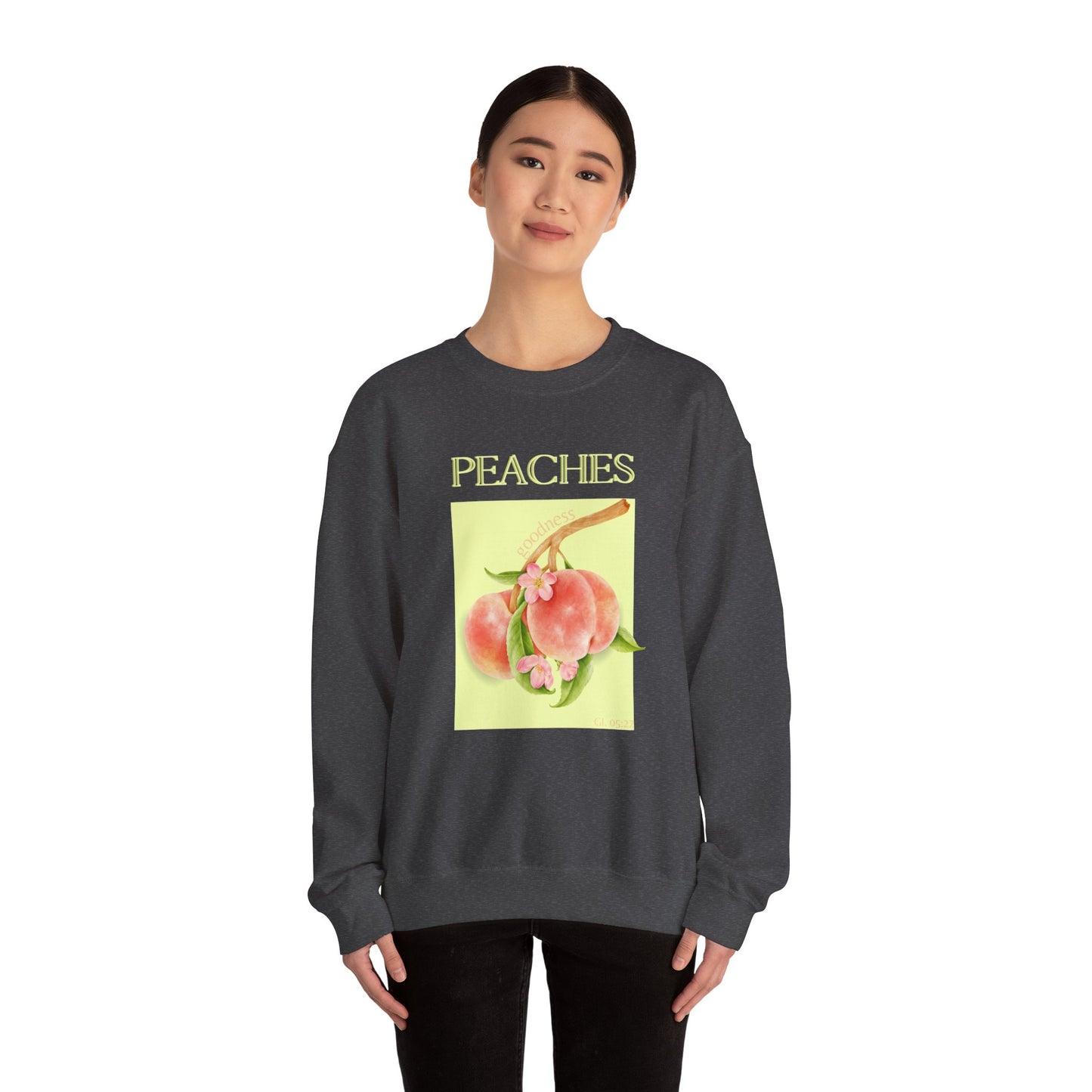 🍑 Sweatshirt Peaches – Sweet Fruit Collection 🍑