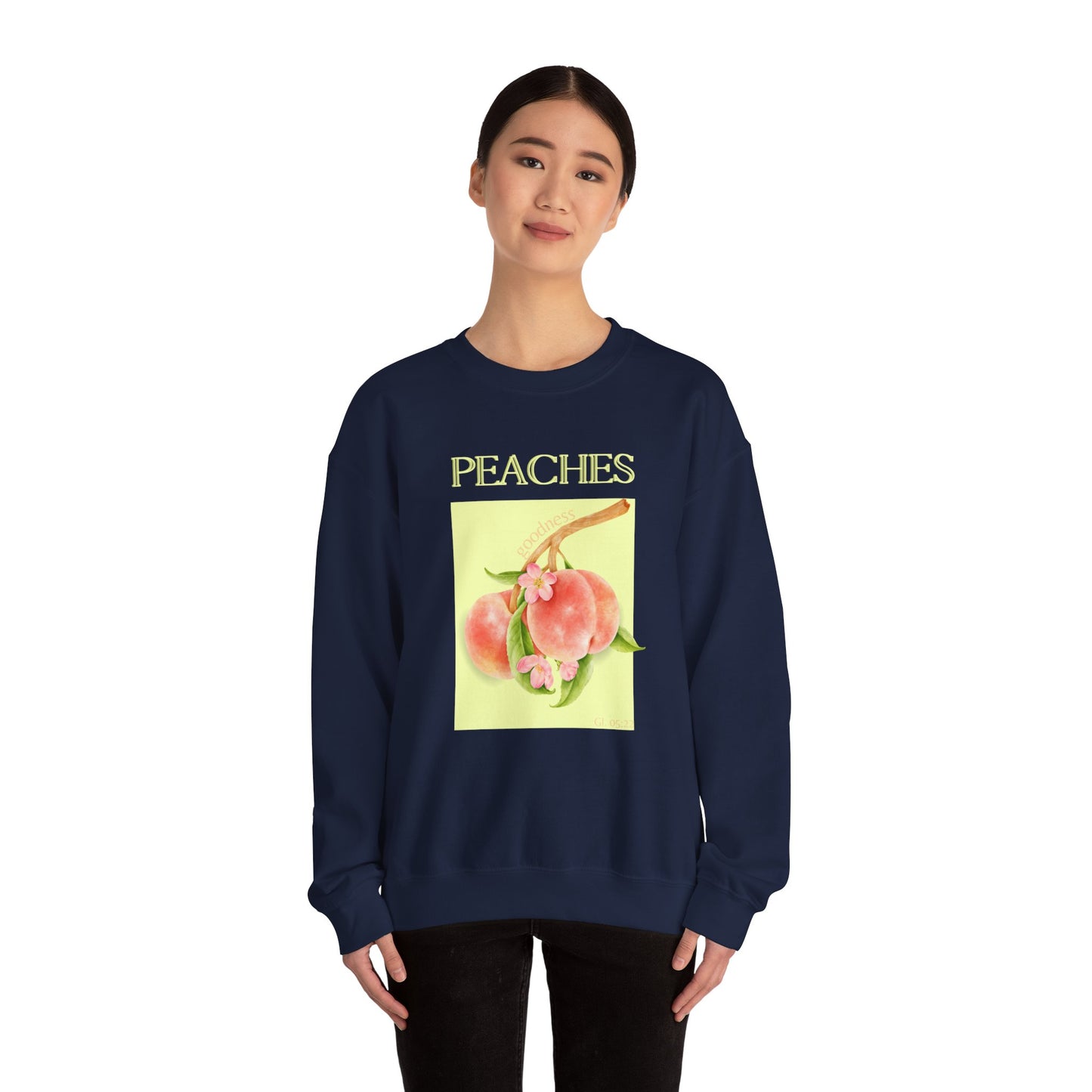 🍑 Sweatshirt Peaches – Sweet Fruit Collection 🍑