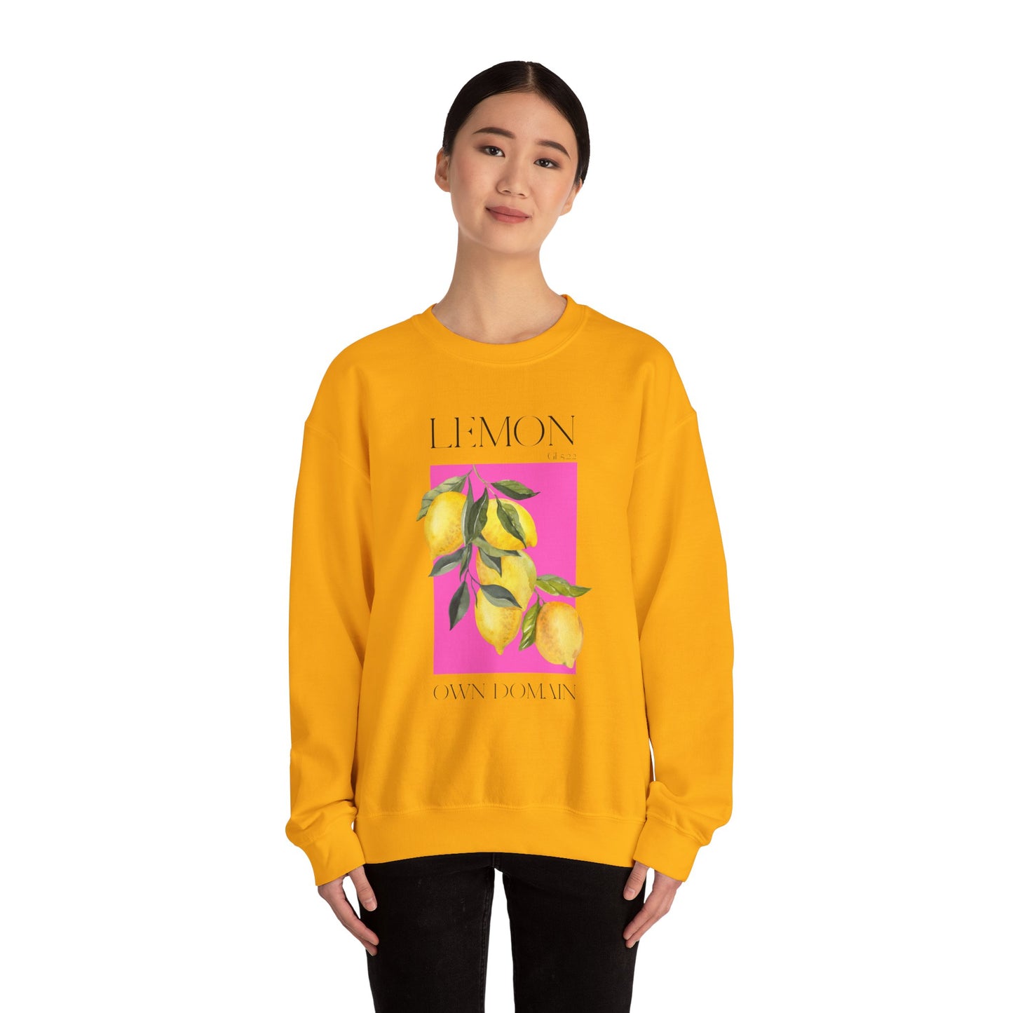 Sweatshirt Lemon – Sweet Fruit Collection 🍋