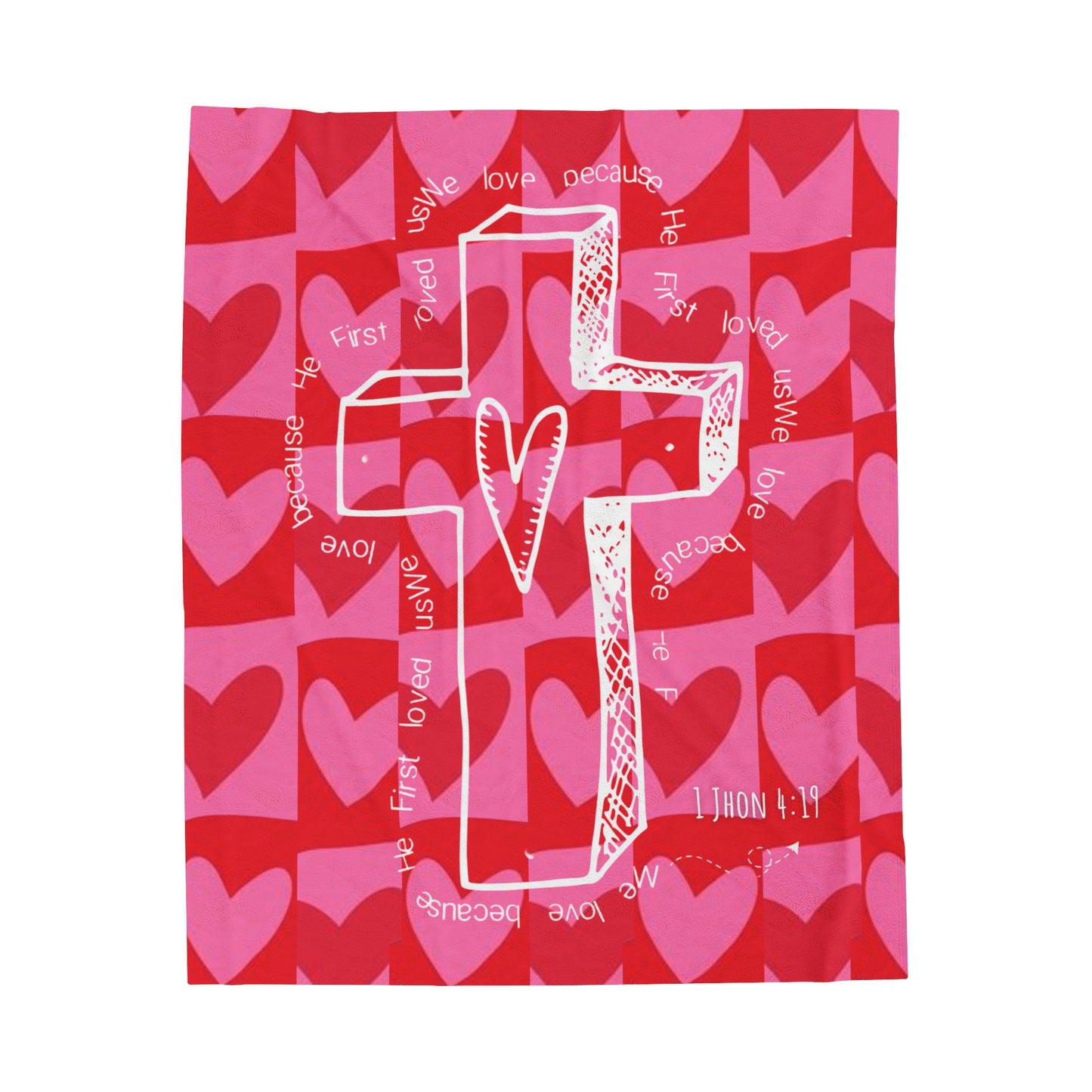 Velveteen Blanket - Valentine's Day Collection ❤️✝️