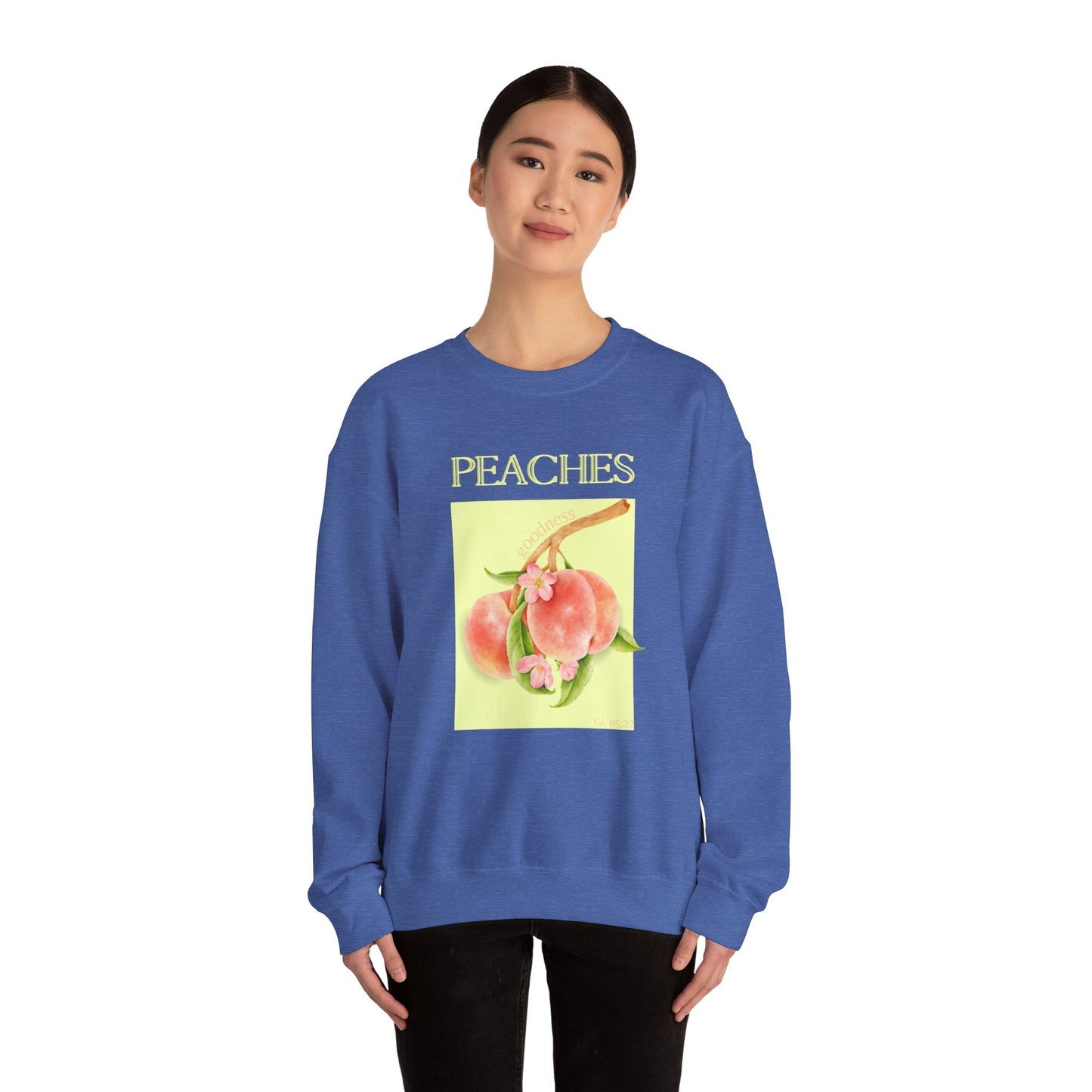 🍑 Sweatshirt Peaches – Sweet Fruit Collection 🍑