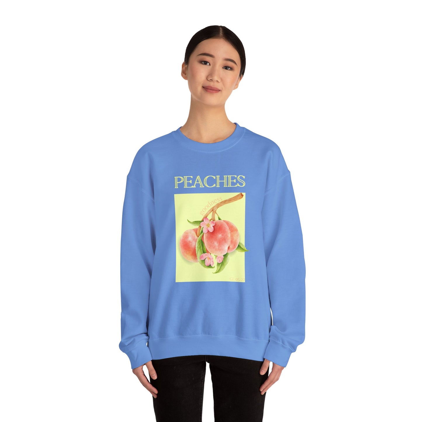 🍑 Sweatshirt Peaches – Sweet Fruit Collection 🍑