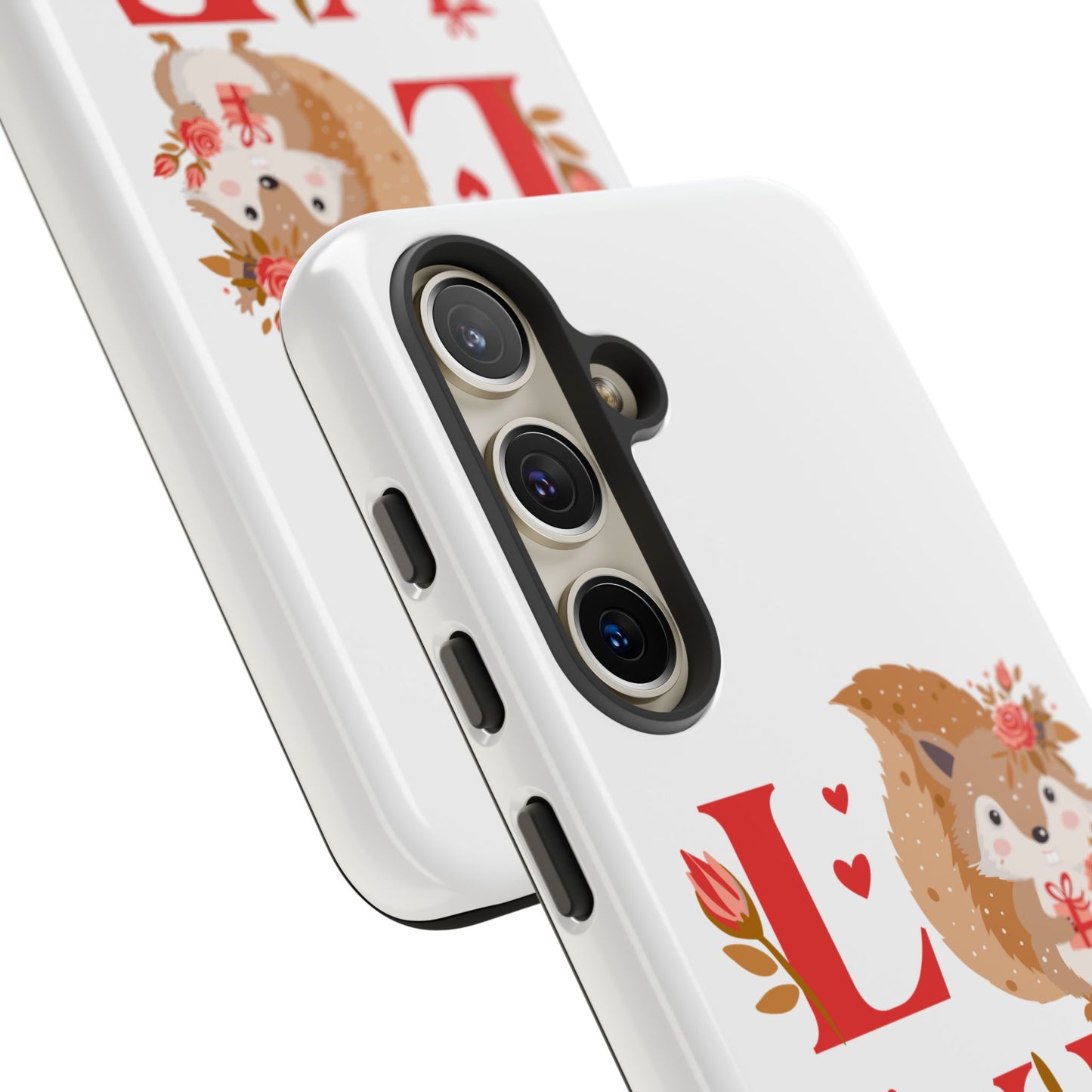 📱 LOVE IS Protective Phone Case – Valentine's Collection ❤️✝️