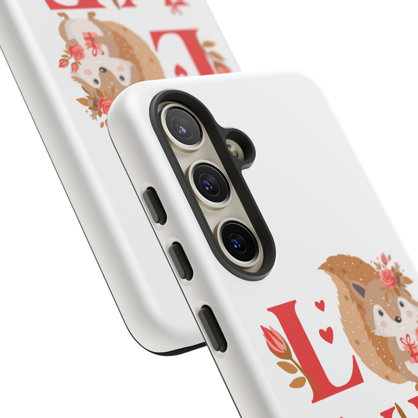 📱 LOVE IS Protective Phone Case – Valentine's Collection ❤️✝️