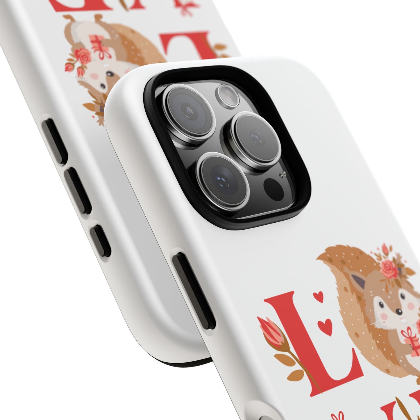 📱 LOVE IS Protective Phone Case – Valentine's Collection ❤️✝️