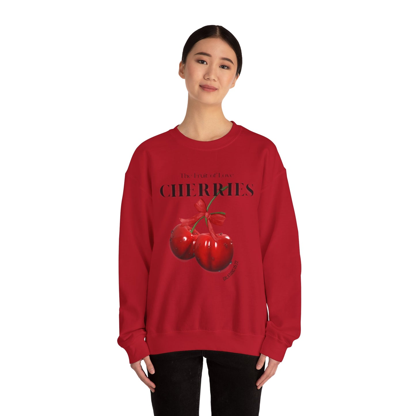 Cherries Sweatshirt – Sweet Fruit Collection 🍒