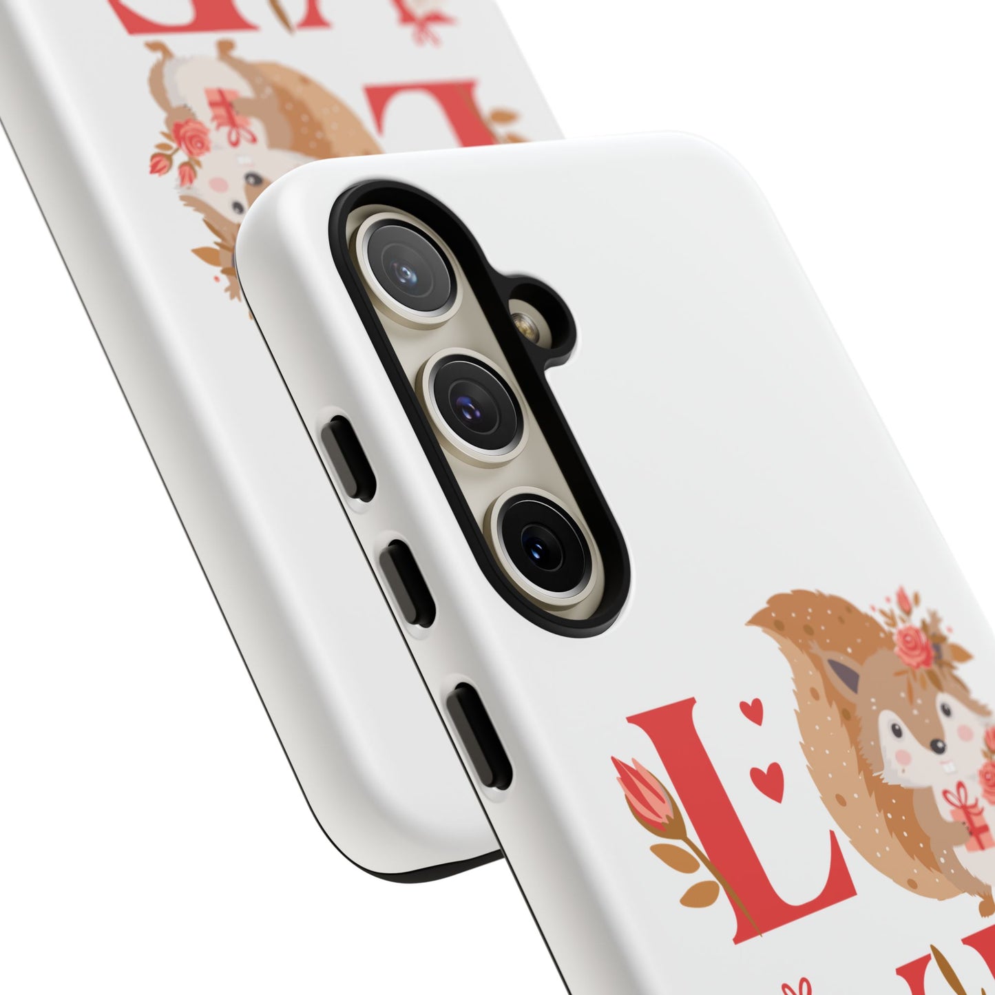 📱 LOVE IS Protective Phone Case – Valentine's Collection ❤️✝️